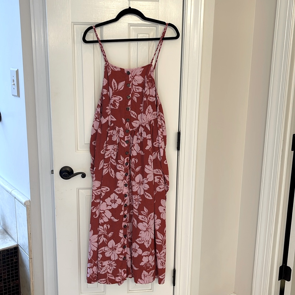 Free People Open Back Maxi Dress. Size S.